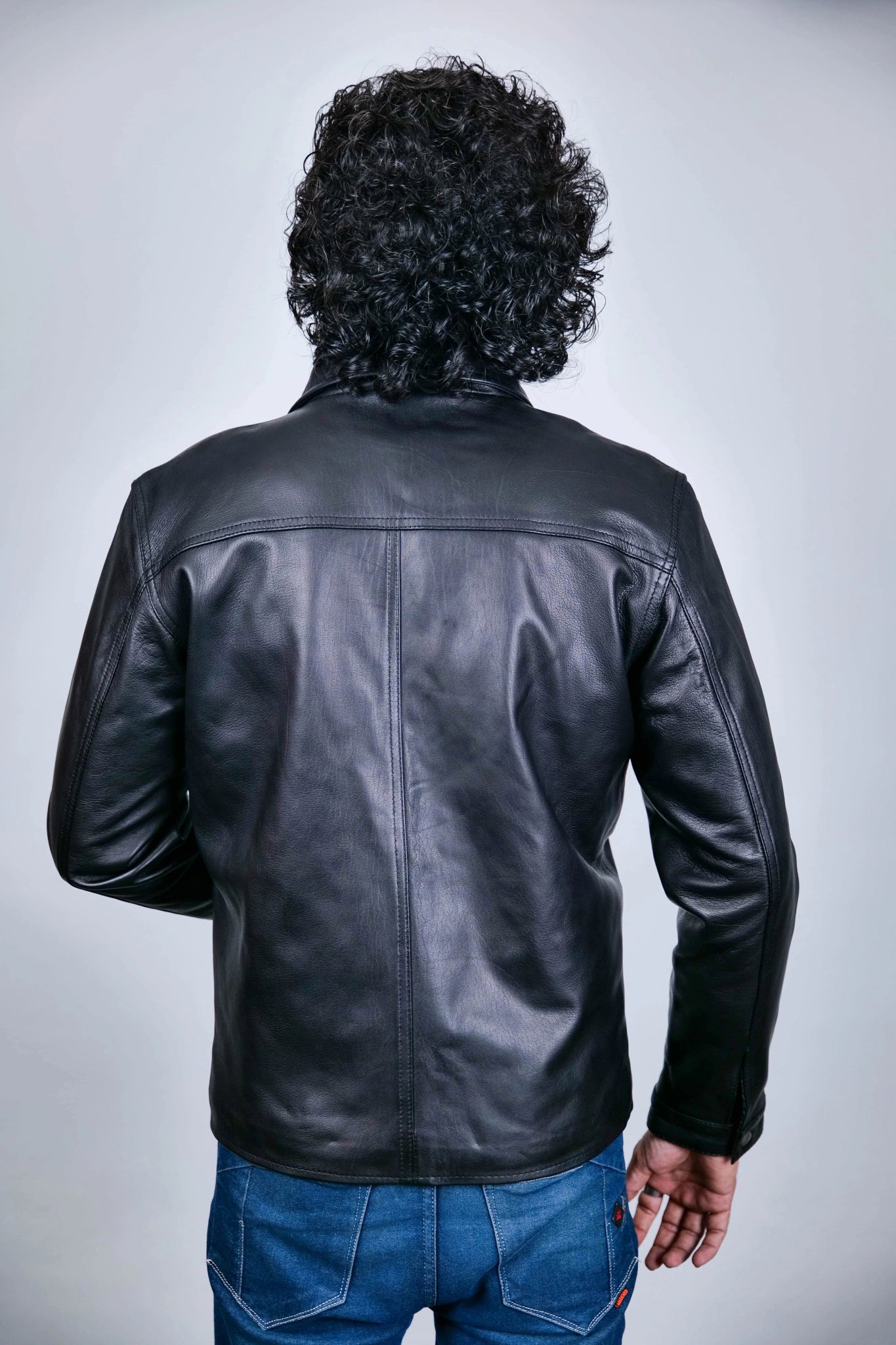 Premium Quality Men's Black Genuine Leather Biker Jacket – for Bikers