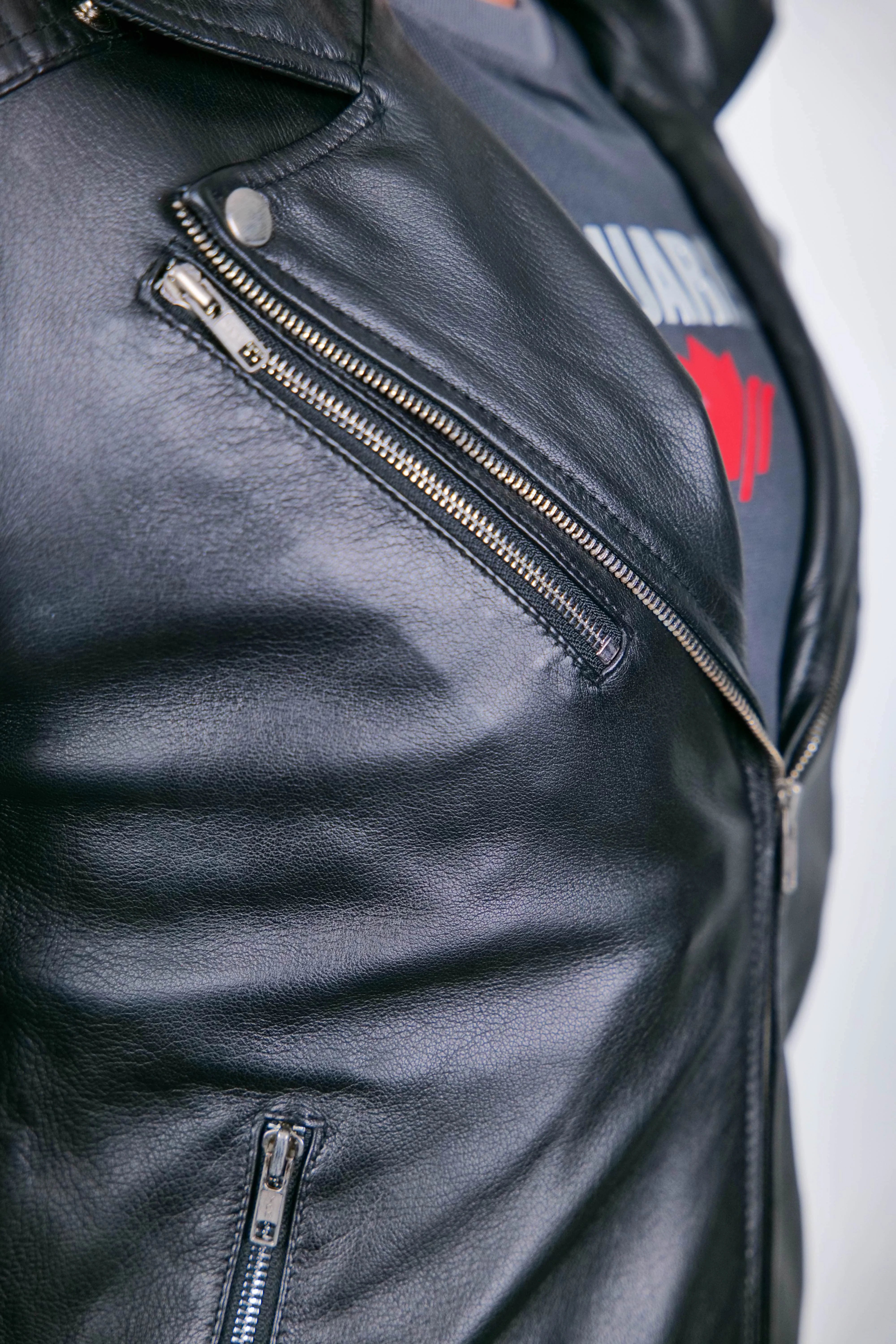 Men's Black Quilted Leather Biker Jacket – Classic Motorcycle Style