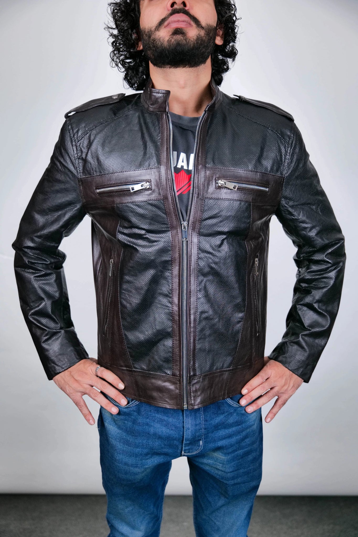 Stylish Men's Leather Jacket